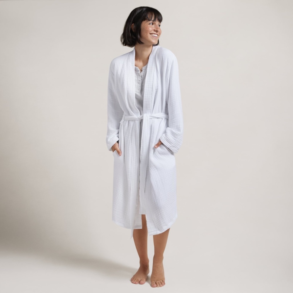 Parachute Cloud Cotton Robe sz. large white
